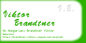 viktor brandtner business card